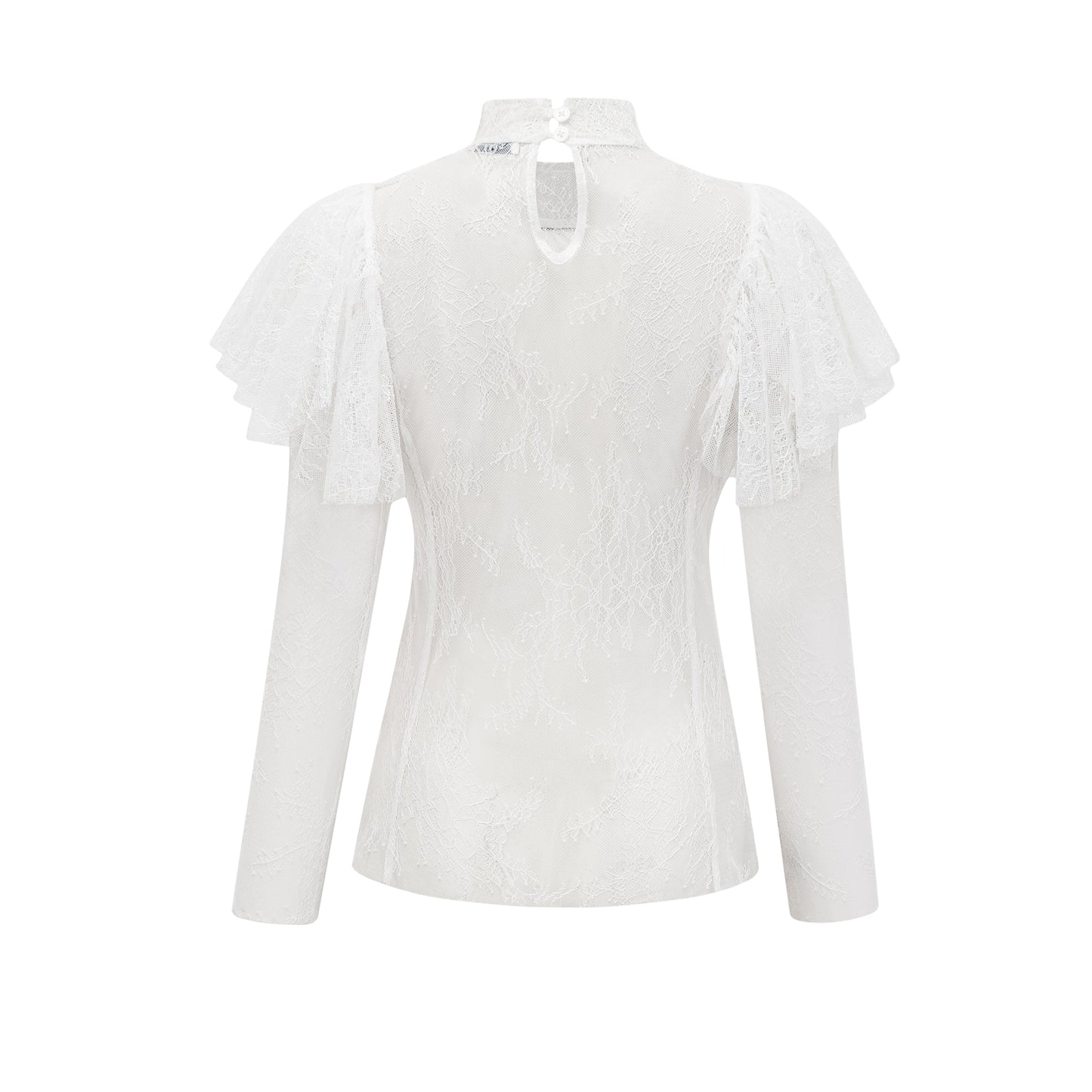 Cindy floral lace-detail top