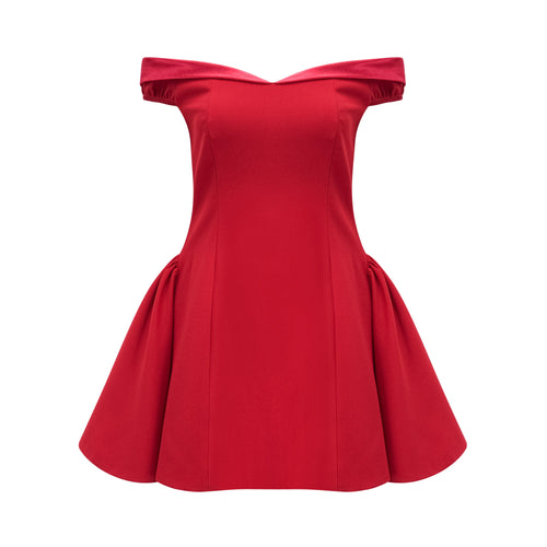 Tana off-shoulder mini dress (US Only)