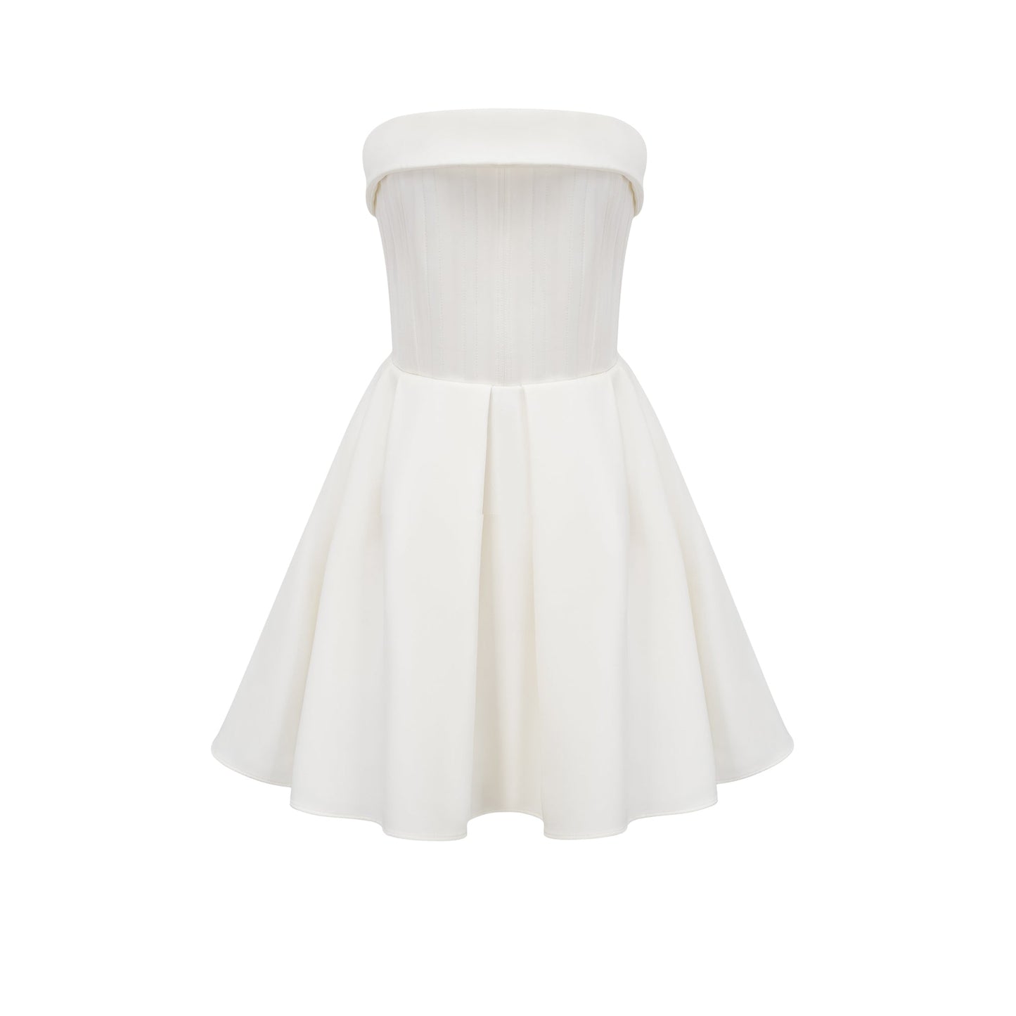 Kyra white off-shoulder flared dress (US Only)