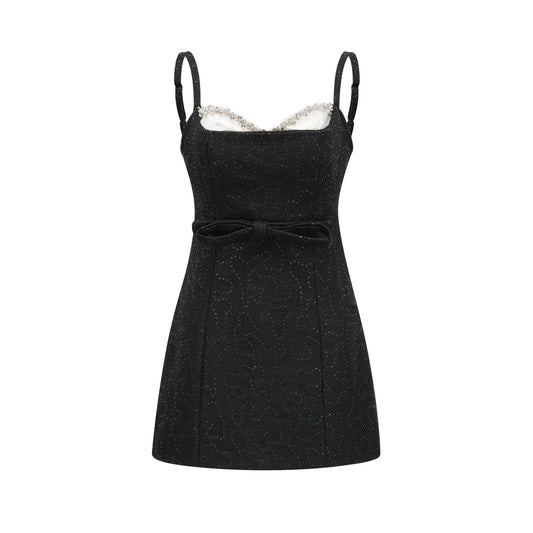 Amore crystal sequinned dress