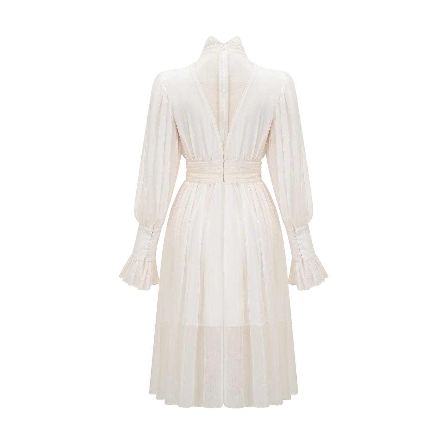 Mirage lace-detail embellished dress