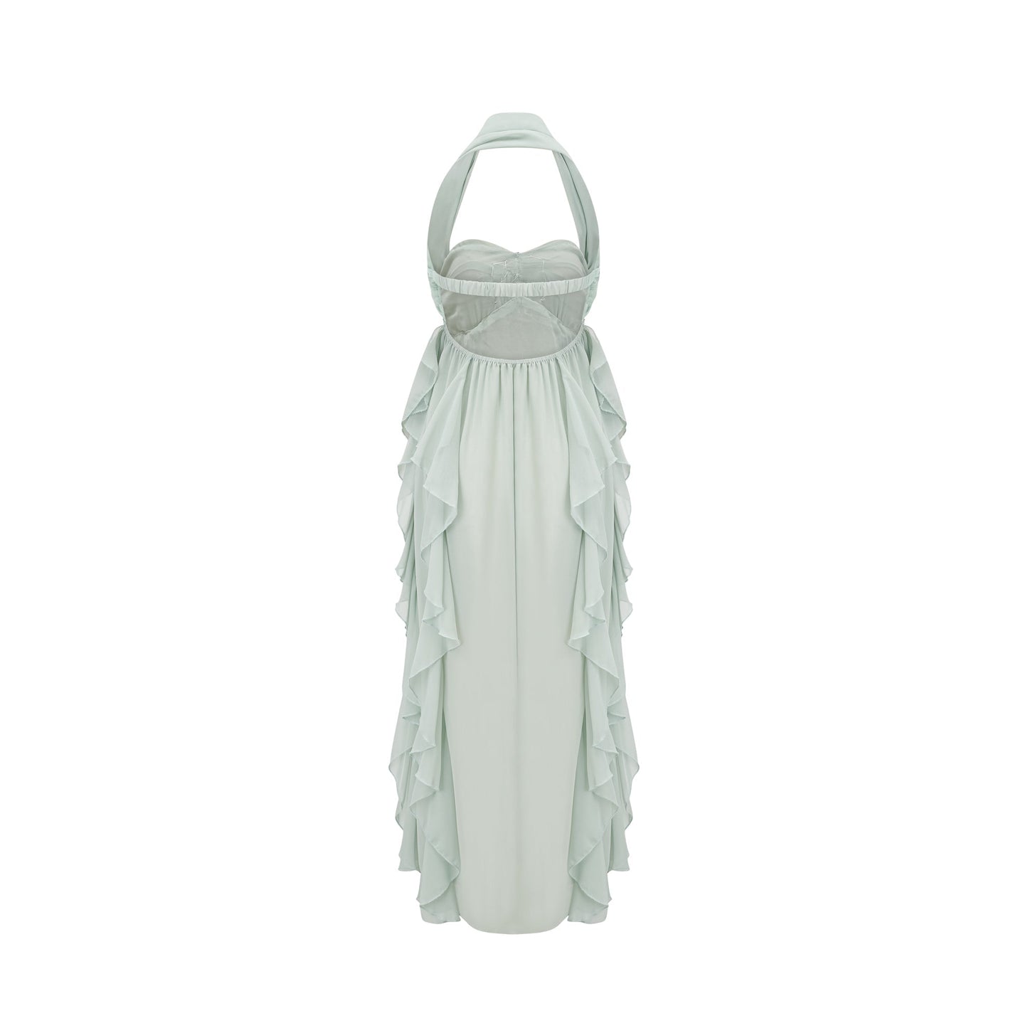 Salilah embellished ruffled midi dress (US Only)