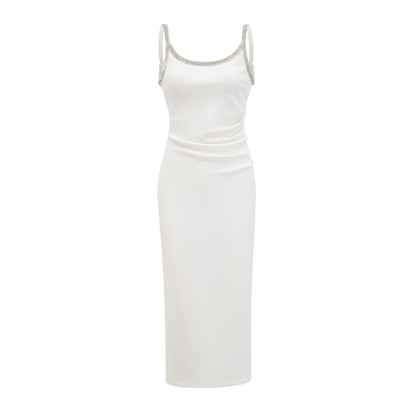Hélène crystal-embroidered midi dress (US Only)