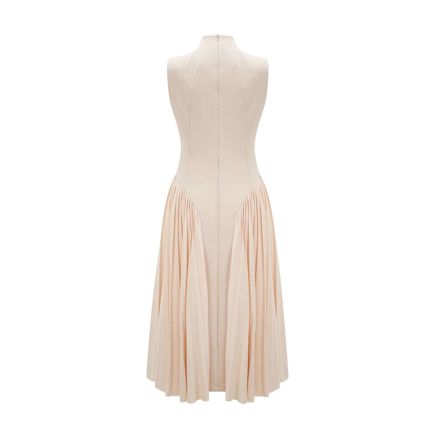 Safiya sleeveless pleated dress
