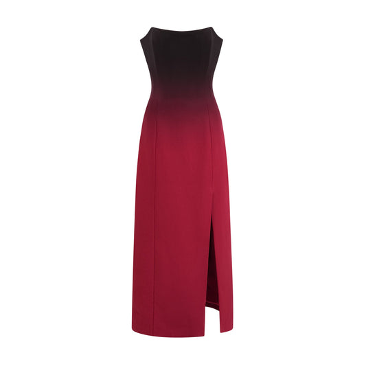 Roxane gradient-effect off-shoulder dress (US Only)