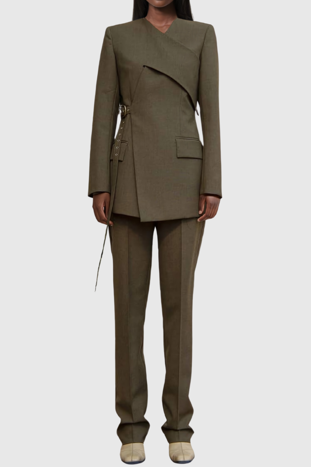 Serafina Cross Buckle Blazer