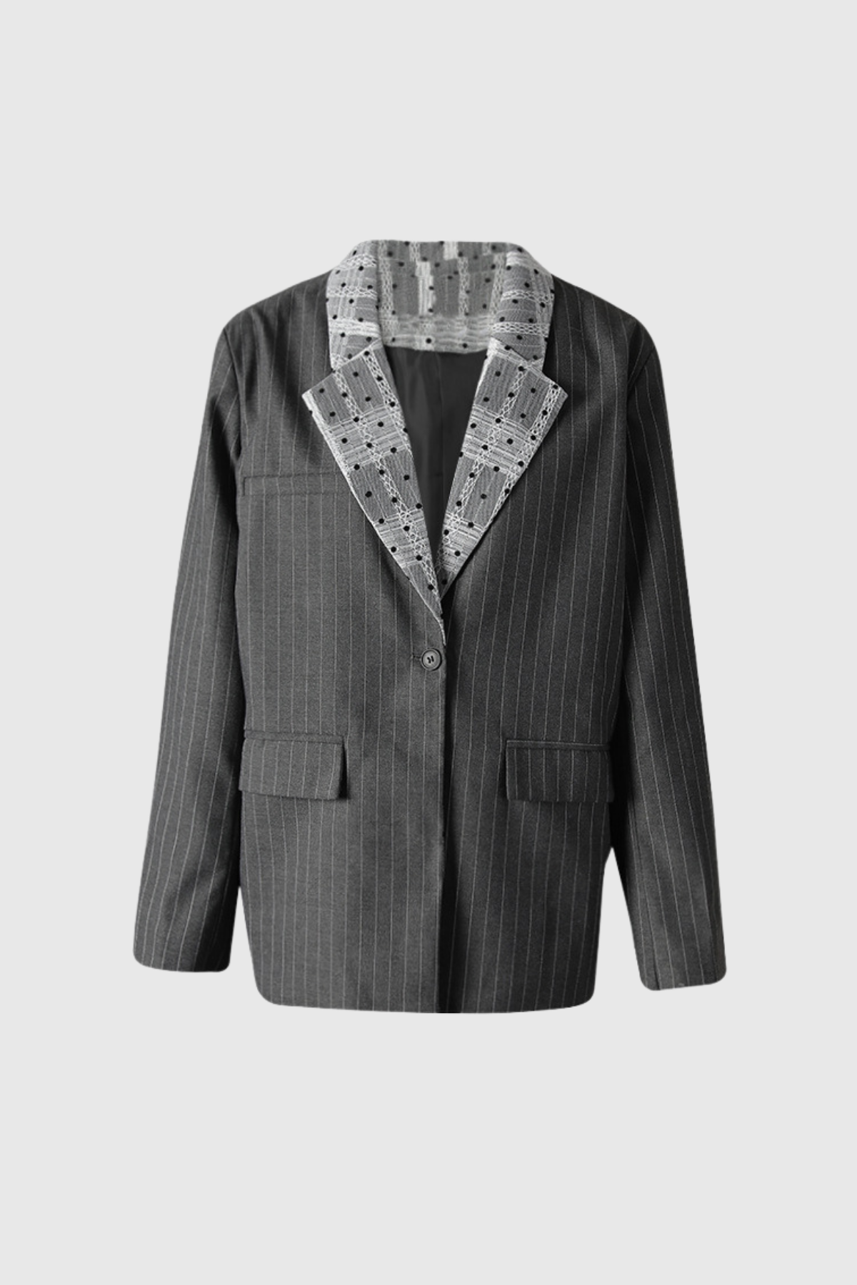 Tavoria Grid Stripe Blazer