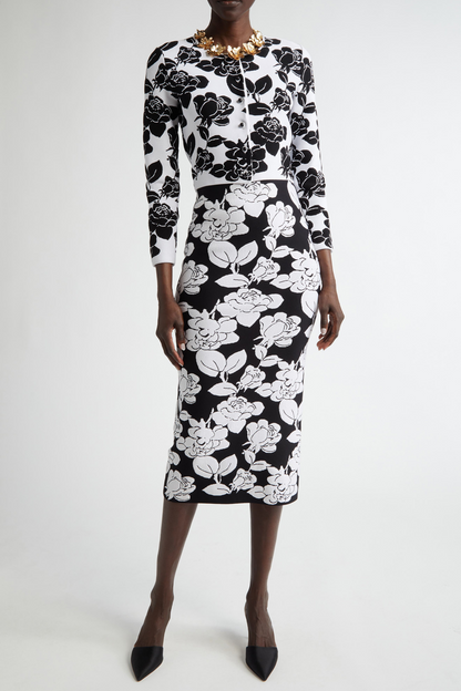 Vernon Jacquard Bandage Two Piece Set