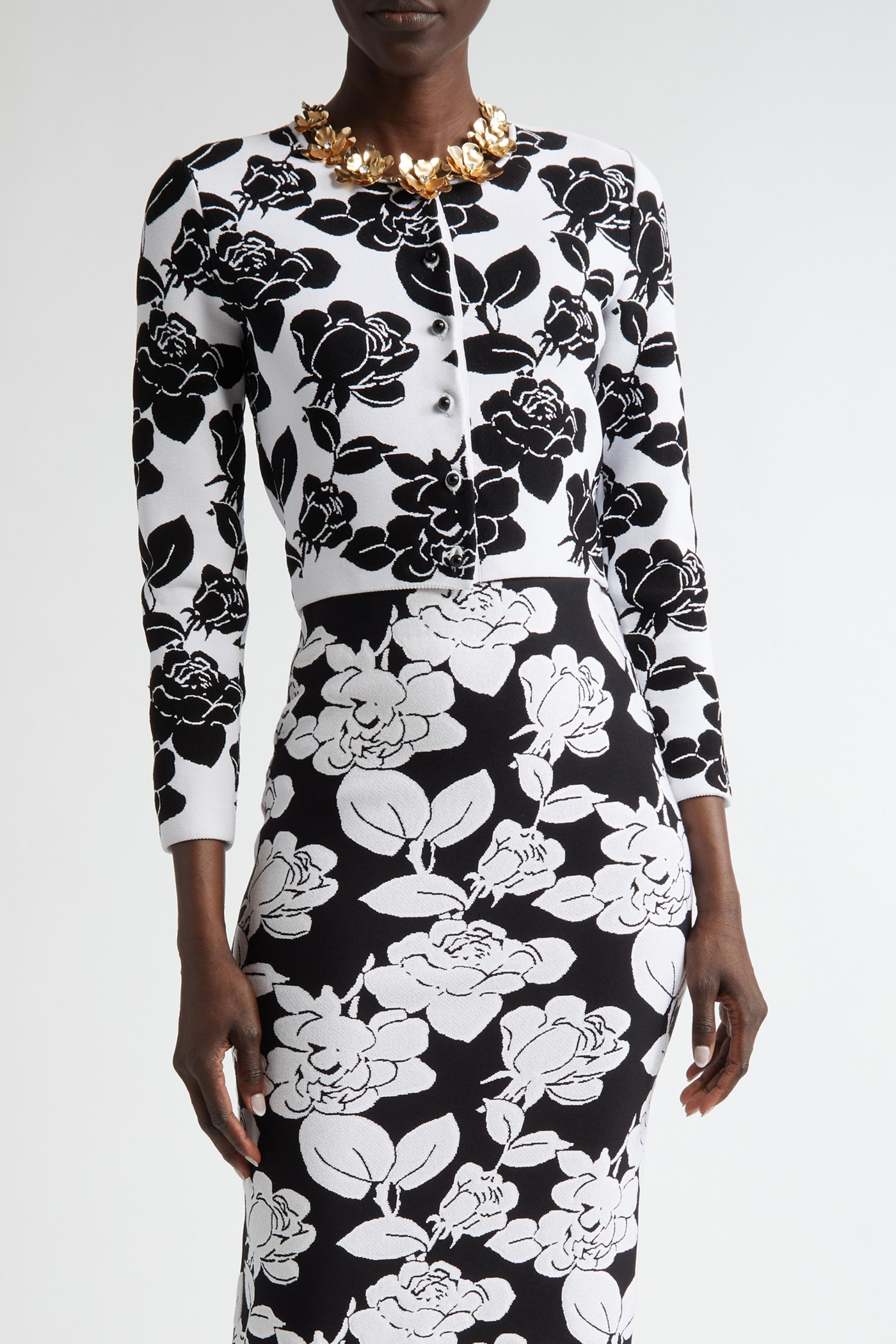 Vernon Jacquard Bandage Two Piece Set