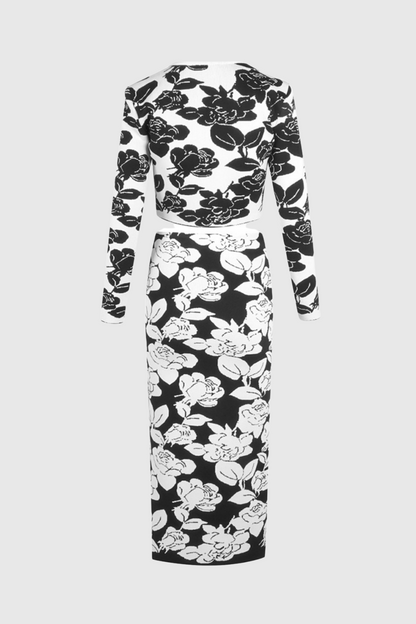 Vernon Jacquard Bandage Two Piece Set