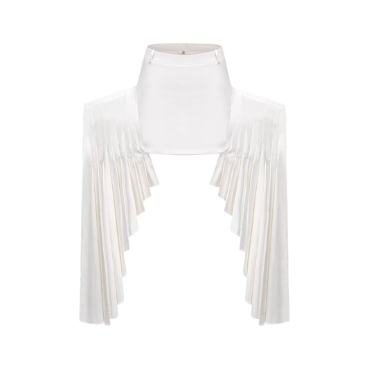 Karina layered-hemline mini skirt