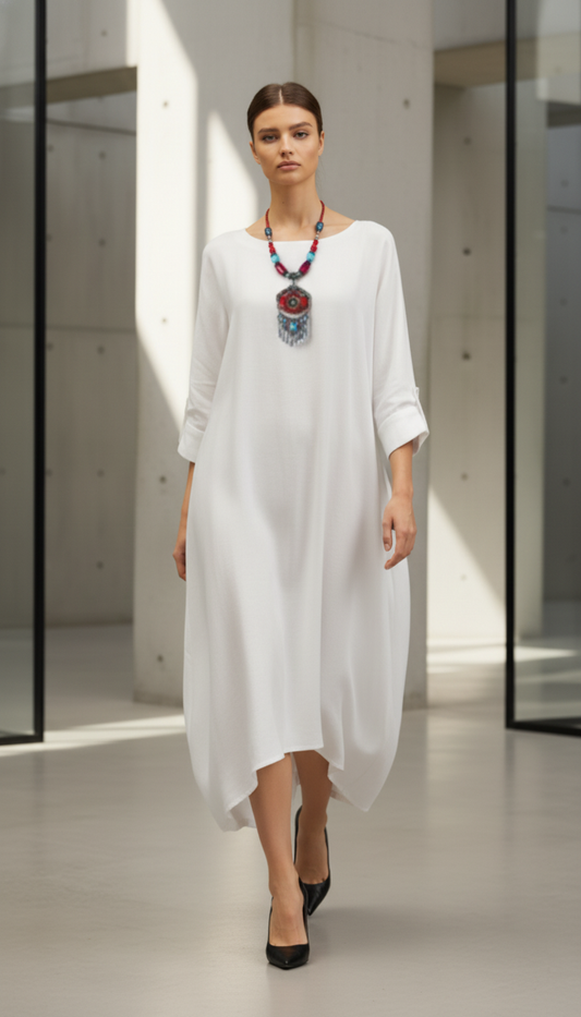 Boho Style Long Sleeve Dress