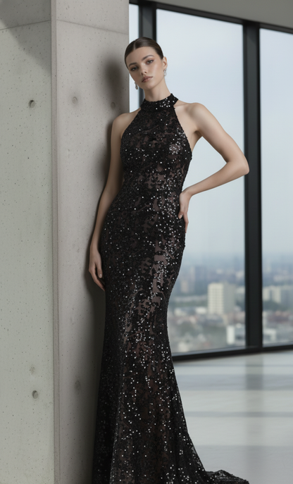 Maison Celie-Sleeveless Elegant Party Long Dresses For Ladies