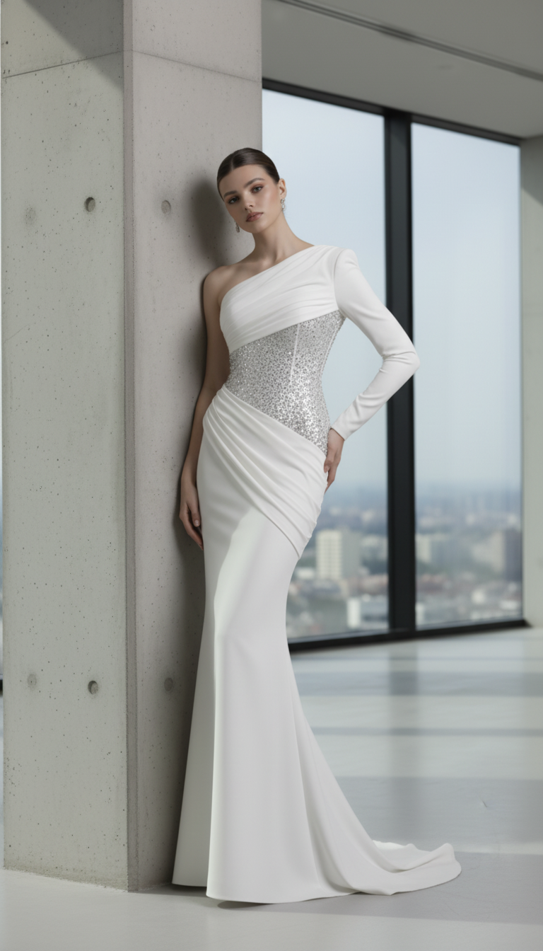 Chic Rhinestone Corset Long Dress Women Maxi Dresses 2025