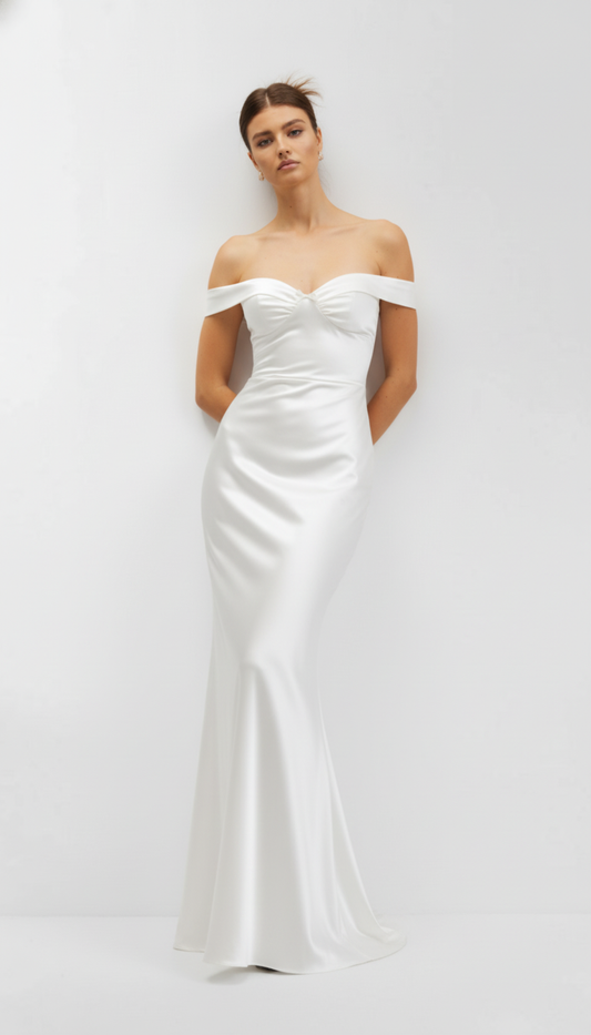 Maxi Dress For Women, Fashion, Strapless, High Waist, Party Dress