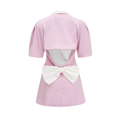 Azura open-back mini dress