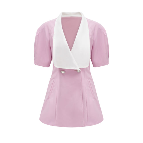 Azura open-back mini dress