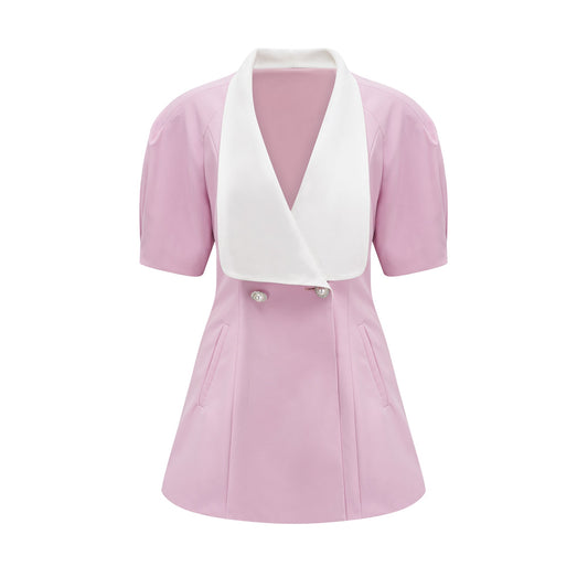 Azura open-back mini dress