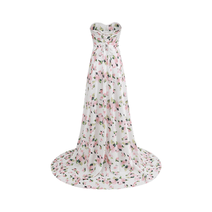 Blanche off-the-shoulder maxi dress