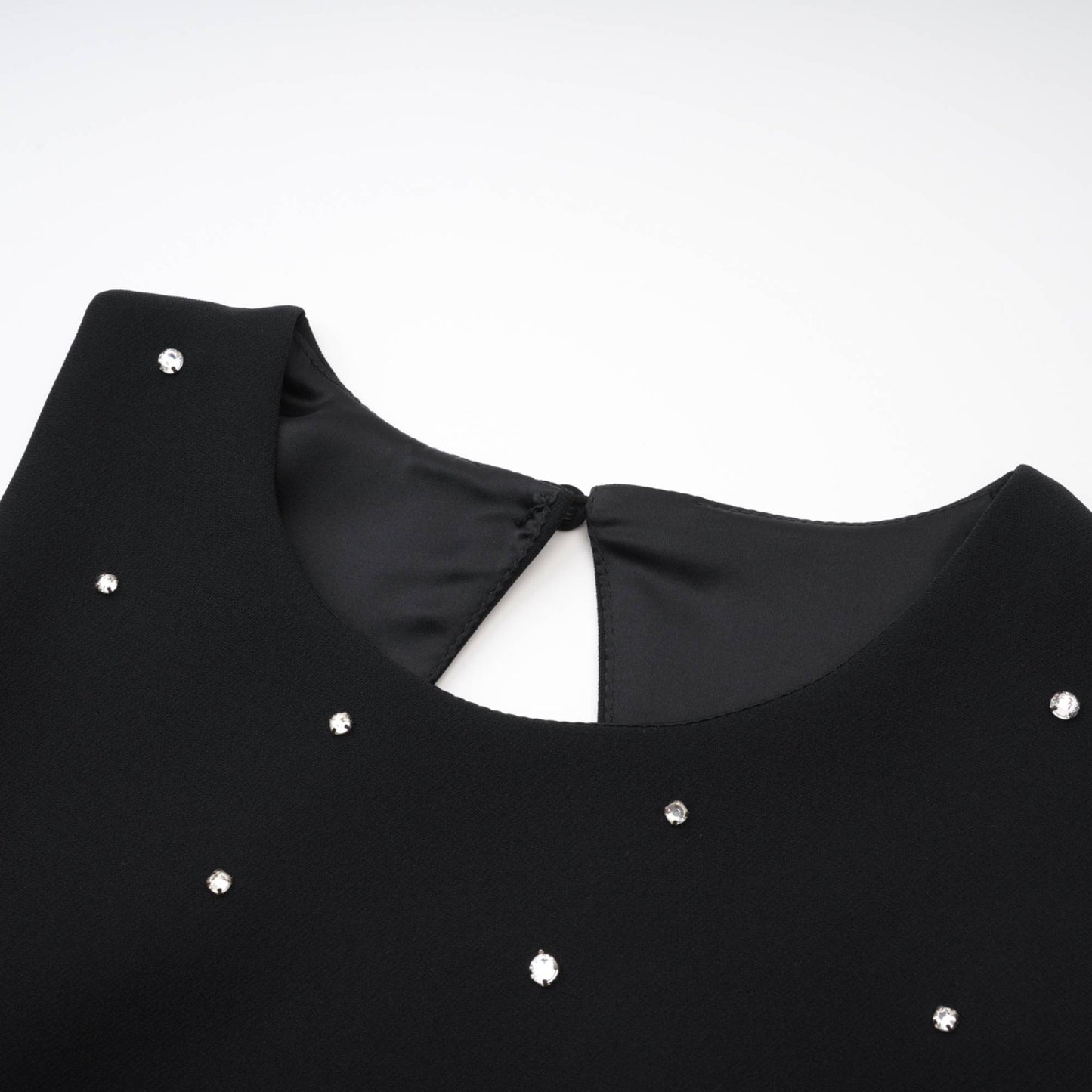 Delainey crystal-embellished open-back dress (US Only)
