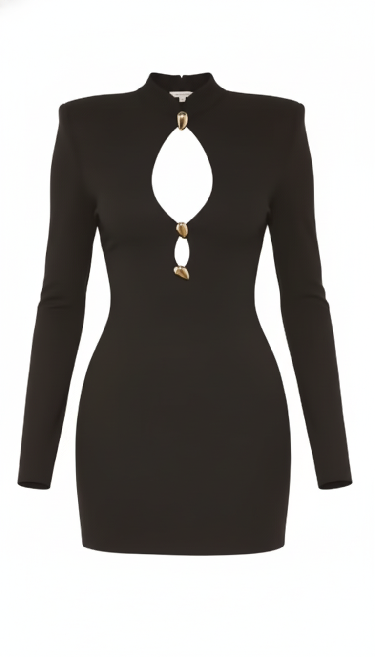 Black Siren Cut-Out Mini Dress