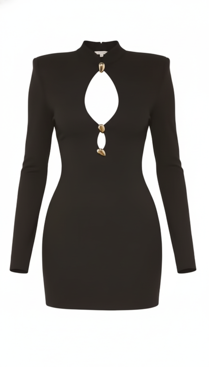 Black Siren Cut-Out Mini Dress