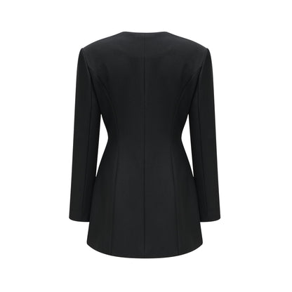 Fionnghuala black crystal mini dress