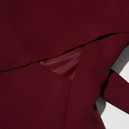 Amelia asymmetric cut-out jacket