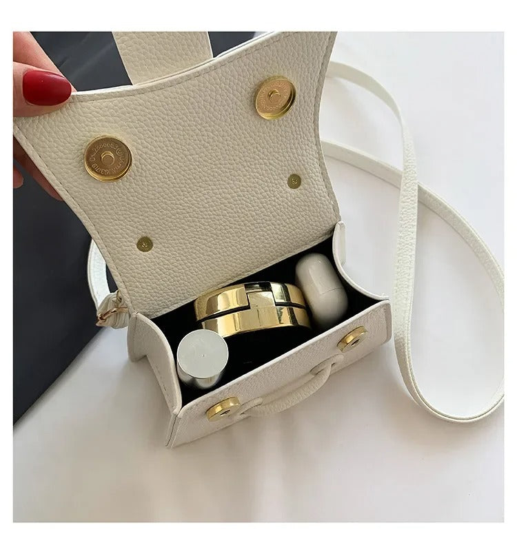 Celie Crossbody Mini Bag - White