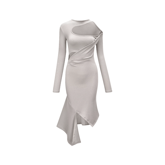 Mystique asymmetric cut-out mini dress (US Only)