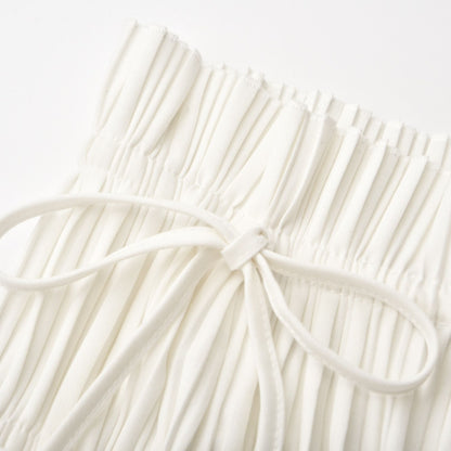 Milicent open-back pleated top