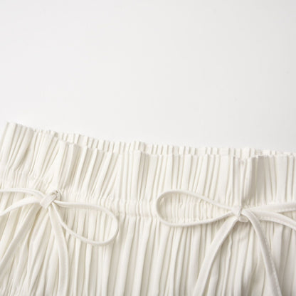 Milicent open-back pleated top