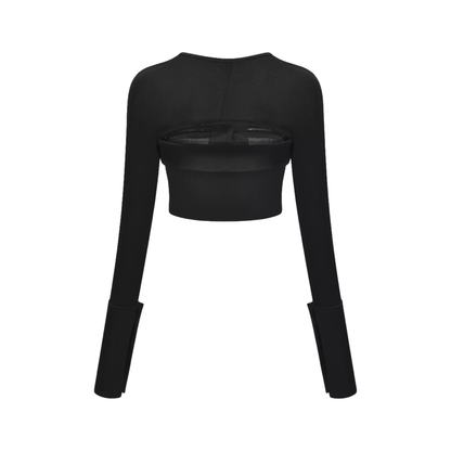 Luciela spaghetti-detail crop top & skirt matching set (US Only)