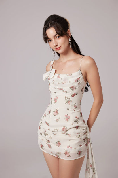 Jennie floral-print mini dress