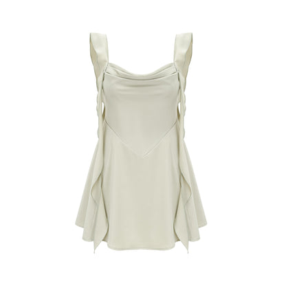 Karina satin mini dress with bra pads (US Only)