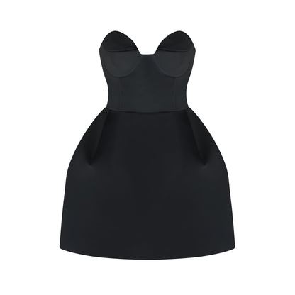 Laure white bustier off-shoulder mini dress (US Only)