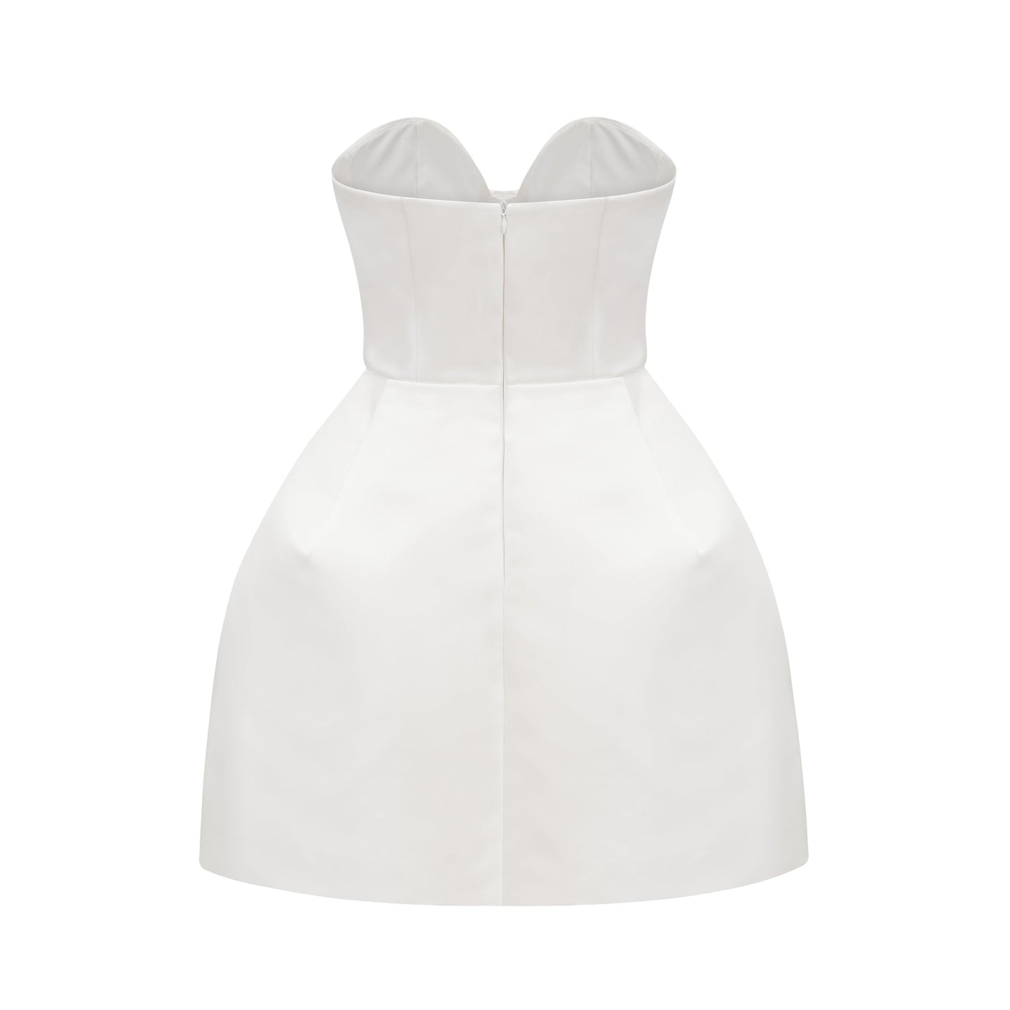 Laure white bustier off-shoulder mini dress (US Only)