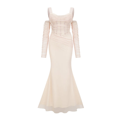 Laurianne white midi dress