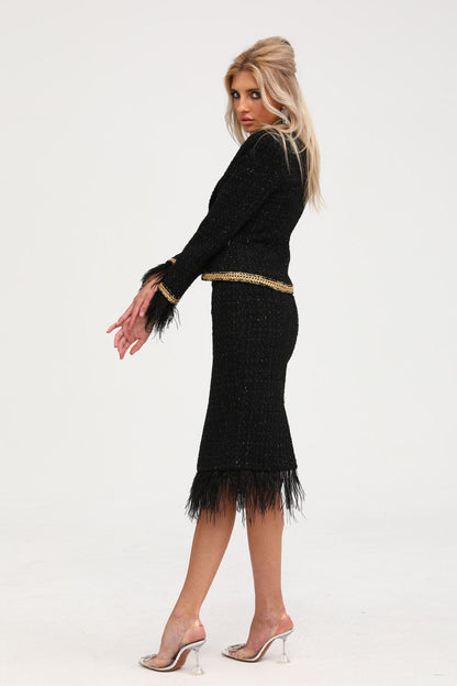 Maedhbh jacket & skirt matching set