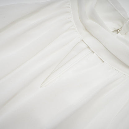 Marigold white halter floral hem dress (US Only)