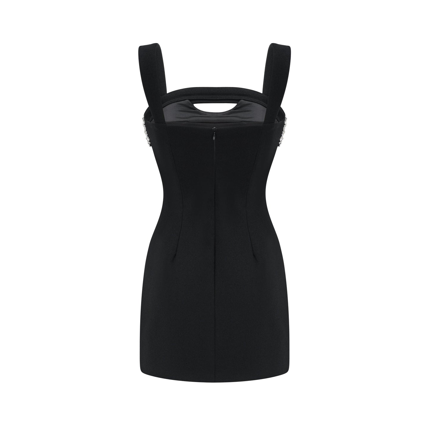 Mathilde black mini dress