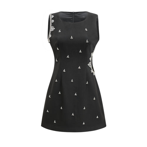 Médée black cut-out dress