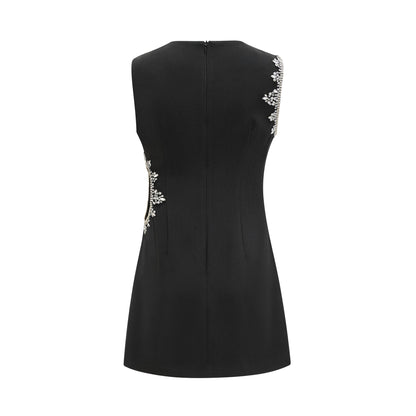 Médée black cut-out dress