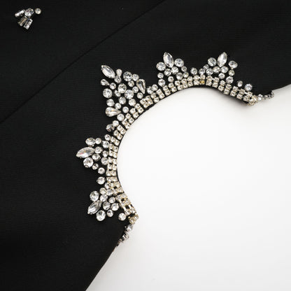 Médée black cut-out dress