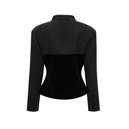 Mireille black panelled jacket