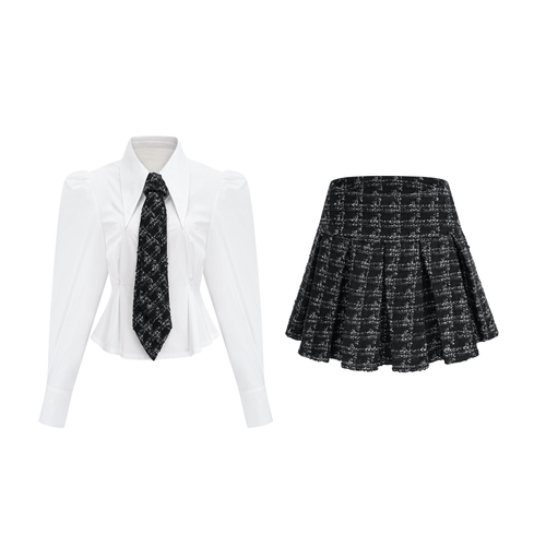 Mireille shirt & skirt matching set (US Only)