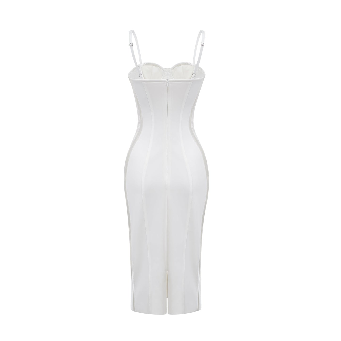 Muriel green bustier midi dress (US Only)