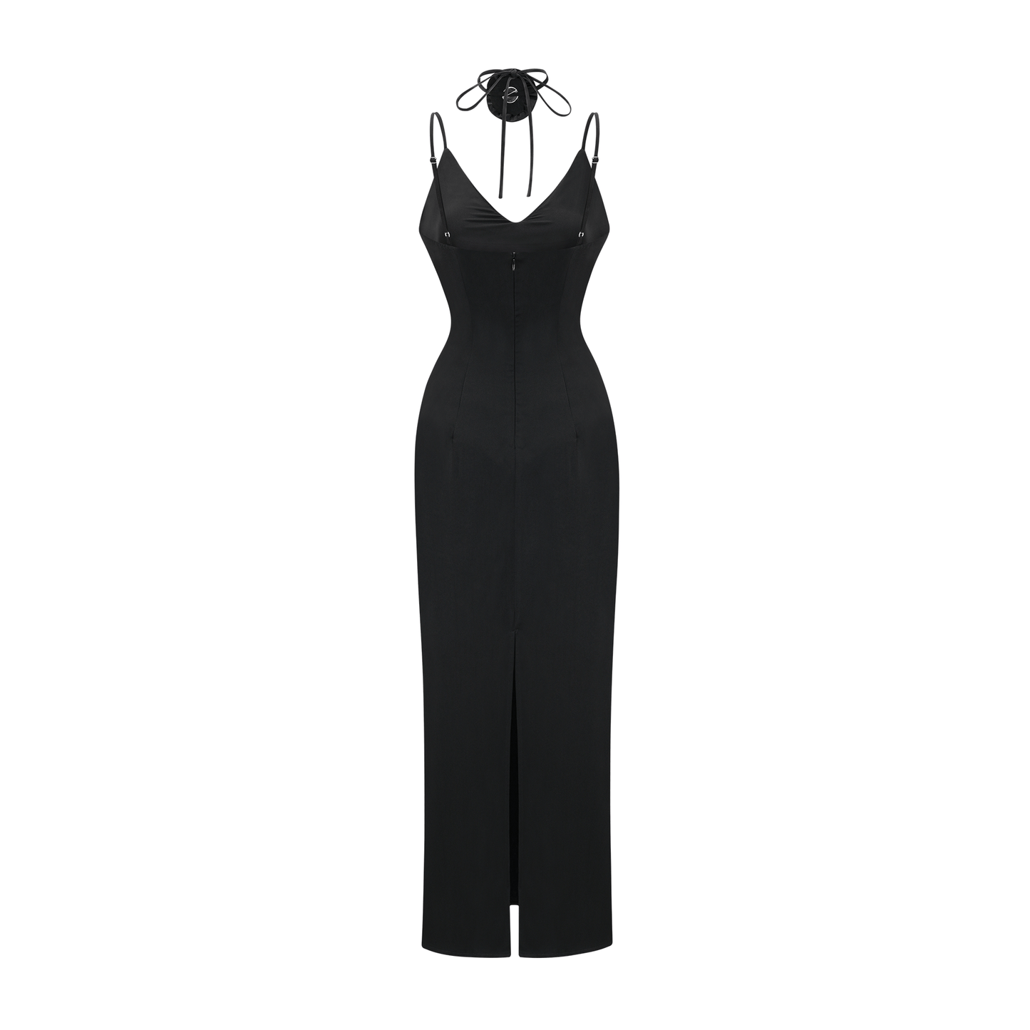 Reine black floral midi dress (US Only)