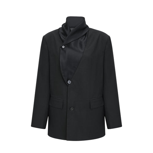 Rosalie shawl-lapel single-breasted blazer