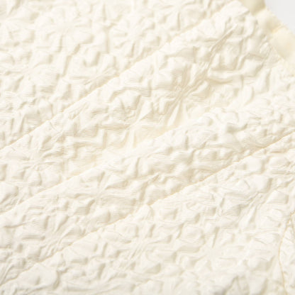Puff-sleeve princess white dress (US Only)